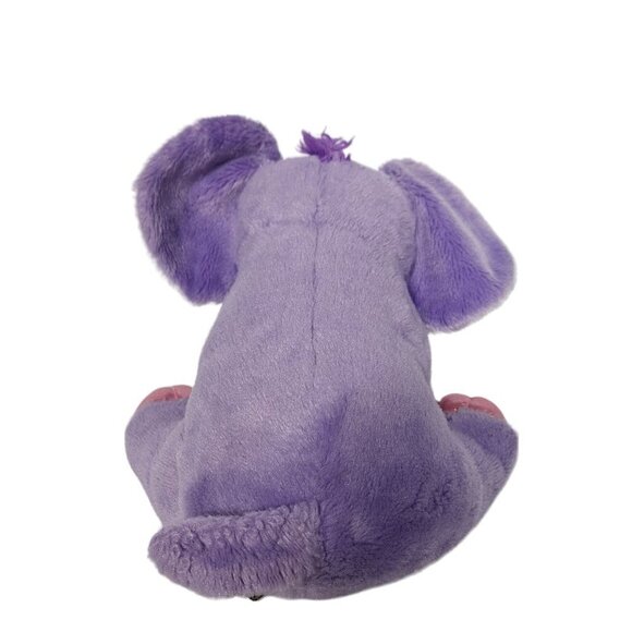 Destination Nation Aurora World Purple Elephant Plush Stuffed Animal 2018 9" - Picture 3 of 7